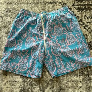 Chubbies pineapple swim trunks